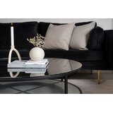 Furniture Fashion Falsterbo klub stolić ⌀100 cm, crni | shoptok.hr