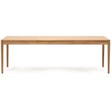 Kave Home Proširiv blagovaonski stol s dodatnom pločom u dekoru hrasta 90x160 cm Lenon – | shoptok.hr