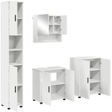  Set namještaja za kupaonicu 4 kom. Bijelo 61 x 35 x 64 cm | shoptok.hr