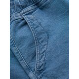 Ombre Men's denim shorts with rolled up leg - light blue | shoptok.hr