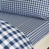 Catherine Lansfield Temno modra 3-delna posteljnina za zakonsko posteljo 200x200 cm Bamford Gingham Check – | Shoptok.si