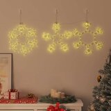 vidaXL Božični snežak med 252 LED Toplo bela 45 x 38 cm PVC | Shoptok.si