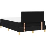  Krevet s opružnom podlogom i madracem crni 120x190 cm tkanina | shoptok.hr