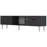 Hanah home TV komoda Line, 150x40,6x29,6 cm, Antracit-Srebrne boje | Eponuda.ba
