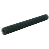 vidaXL Zicna mreza za ograjo jeklo s PVC oblogo 10x1,5 m zel | Shoptok.si