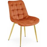  BERA stolica - bakreni baršun / zlatne noge x 2 | shoptok.hr