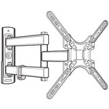 Xstand TV Arm 23/60 long Nosač za TV/nagib-10 do+8/rot.90/VESA 400x400/25kg/5.5-42cm od zida
