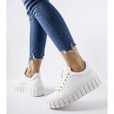 Gemre White platform sneakers Karino | Shoptok.si