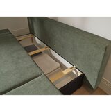 MID.YOU ZOFA S POSTELJNO FUNKCIJO, zelena tekstil, leseni material | Shoptok.si