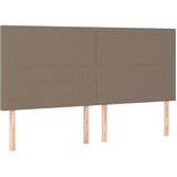  Uzglavlja 4 kom smeđesiva 80 x 5 x 78/88 cm od tkanine | shoptok.hr