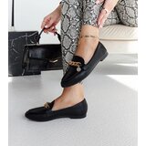 Gemre Black loafers with a chain Scaletta | Shoptok.si