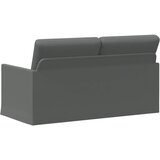  Kauč za dvoje Tamnosiva 150 x 81 x 82 cm Tkanina Slike