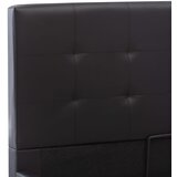  Hidraulični okvir za krevet od umjetne kože crni 90 x 200 cm | Eponuda.com