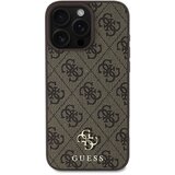 Guess Ohišje za iPhone 16 Pro združljivo z MagSafe Edition 4G Small s kovinskim logotipom, Rjava, (21749277) Cene