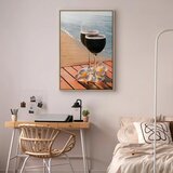  Slika - Love Refreshment (1 Part) Vertical 80x120 U prirodnom drvenom okviru | shoptok.hr