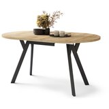 Trpezarijski Sto ARTUR hrast craft/crna | Eponuda.com