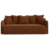 Makamii Baršunasti sklopiva/s prostorom za odlaganje sofa boja terakote 225 cm Hula – | shoptok.hr