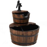  Vodena fontana s crpkom 44,5 x 44,5 x 58 cm od masivne jelovine | shoptok.hr