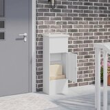  Sandučić za pakete s pohranom Bijelo 44,5 x 29 x 110,5 cm Čelik | shoptok.hr