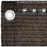 Balkonski zastor smeđi 120 x 600 cm HDPE | shoptok.hr