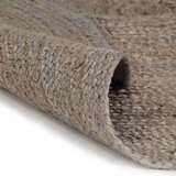 vidaXL Preproga iz jute okrogla ročno delo 240 cm siva Cene