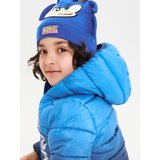 Sinsay Pamučna puffer jakna s kapuljačom i reflektirajućim detaljima Sonic the Hedgehog | shoptok.hr