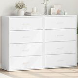 vidaXL Komoda 2 kom bijela 60x31x84 cm od konstruiranog drva Cijene