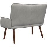 SOFA za dvije osobe Svjetlosiva 115 x 61 x 87 cm Baršun | Eponuda.com