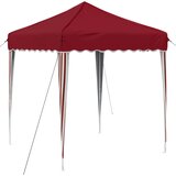 Rastezljivi šator za zabave 195 x 195 x 245 cm Tamno crvena | Eponuda.com
