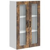 Zidni stakleni ormarić Dimljeni hrast 60 x 31 x 100 cm | shoptok.hr