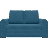 vidaXL Raztegljiv Kavč 2-v-1 Modri 148x71x83 cm Velvet | Shoptok.si