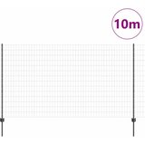 Euro ograda s postom 10 x 1,4 m Čelik premazan PVC-om Siva | Eponuda.com