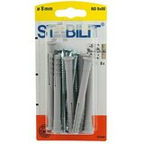 STABILIT Udarna tipla ND (Promjer tiple: 8 mm, Duljina tiple: 80 mm, Prikladno za: Puni građevinski materijali i cigla, 8 Kom.) | shoptok.hr