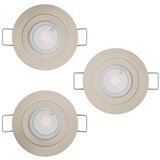 Eglo 902259 - komplet 3x led ugradnih spot svetiljki barranco 1xGU10/4,5W/230V hrom | Eponuda.com