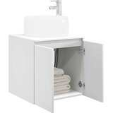  Umivaonik s policom Bijela visokog sjaja 49,5 x 44,5 x 66 cm | shoptok.hr