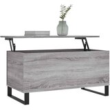  Stolić za kavu siva boja hrasta 90x44,5x45 cm konstruirano drvo | shoptok.hr