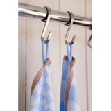 Mette Ditmer Denmark Stenski obešalnik iz nerjavečega jekla v mat srebrni barvi 70 cm Hang-It – | Shoptok.si