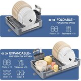 KINGRACK raztegljiv aluminijast odcejalnik za posodo | Shoptok.si