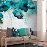  Samoljepljiva foto tapeta - Blue Poppies 196x140 Cijene