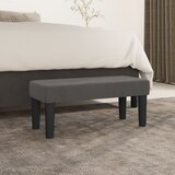 vidaXL Klupa tamnosiva 70 x 30 x 30 cm baršunasta Cijene