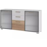 Jela KOMODA D6-Perla siva mat lak/pacifik oreh | Shoptok.si