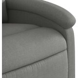 vidaXL Električni naslonjač na podizanje od tkanine tamnosivi | shoptok.hr