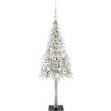  Božićno drvce s 150 LED svjetlima Bijelo 120 cm PE i čelik Slike