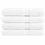  Ručnici za saunu SOLUND 4 kom bijeli 80 x 200 cm 600 gsm | shoptok.hr