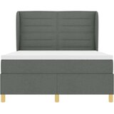  škatlast ležalnik s posteljo temno siva 140x190 cm tkanina, (22083080) | Shoptok.si