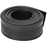  Brtva za garažna vrata Crna 70 x 6 mm 4 m PVC | shoptok.hr