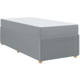 vidaXL Konstrukcija postelje Drugo Svetlo siva 90 x 190 cm blago | Shoptok.si