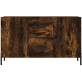  Komoda boja dimljenog hrasta 100 x 36 x 60 cm konstruirano drvo | shoptok.hr
