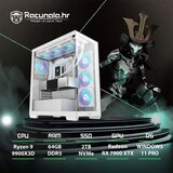 PPC Samurai Premium GamingPC LimitedEd. (Ryzen 9 9900X3D, Liquid, 64GB DDR5, 2TB NVMe, RX 7900 XTX 24GB, BT, WiFi) Win11P | shoptok.hr
