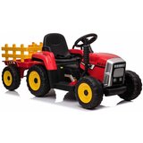 Beneo 12V Dječji traktor na akumulator s prikolicom crveni | Shoptok.si